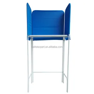 Eco-friendly Foldable Metal Polling Station Folding Election Voting Booth