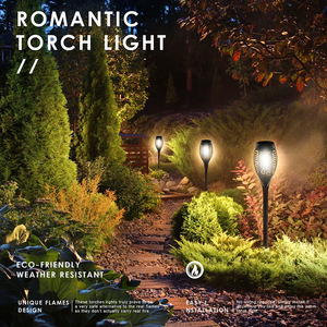 Lampe <span class=keywords><strong>torche</strong></span> solaire à 12 LED effet flamme, à induction intelligente, pour extérieur, idéale pour <span class=keywords><strong>jardin</strong></span> et éclairage de rue – Meilleure vente - Product Image 3