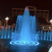 Fuente Musical Danzante Mini Personalizada, Resistente a la Corrosión, de Acero Inoxidable, para Jardín, Patio o Villa Privada