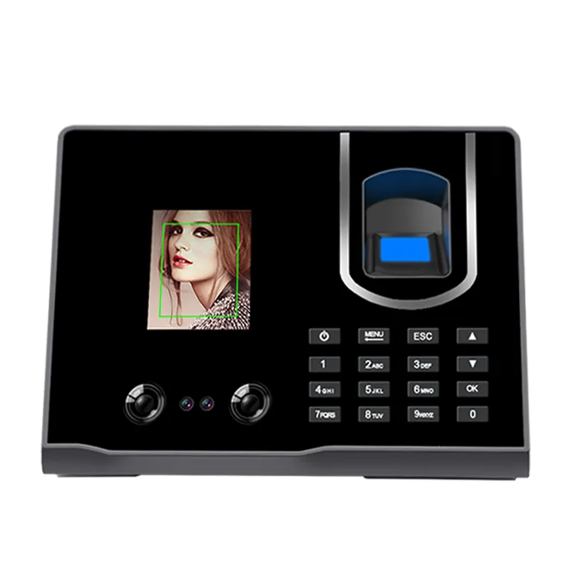 Eseye 2.8 Inch Dual Camera Fingerprint Time Attendance And Access Control Face Recognition Time Attendance System