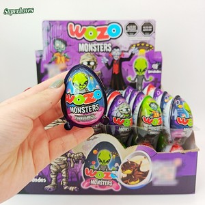 Halloween <strong>Monster</strong> for Egg Alien &amp; Mummy Theme Sweet Chocolate Solid Biscuit &amp; Toy Bulk Supply - Product Image 5