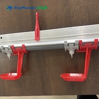 Système d'alimentation automatique à télécommande pour poulets de chair en élevage au sol, pour fermes avicoles, état neuf, fourni par l'usine