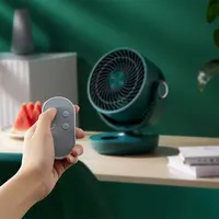 Nouvel arrivage à degrés de ventilateur rotatif électrique de Table, avec télécommande, affichage numérique USB