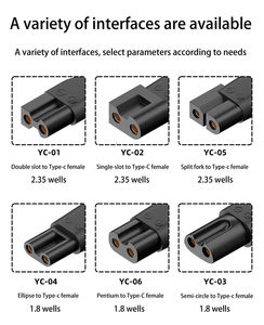 布劳恩系列<span class=keywords><strong>3</strong></span> 5 7 9 6 1 XT5电动剃须刀的C型剃须刀充电器适配器充电转换器 - Product Image 2