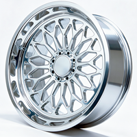 Jantes de camion personnalisées en alliage forgé poli à un seul rebord profond, tailles 22x12, 24x14, 26x14, 30x16, 8x6.5, 6x5.5, 8x180, pour Ford et RAM