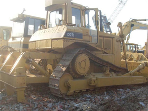 รถดันดิน CAT D7R มือสองคุณภาพสูง รุ่นปี 2023 สำหรับงานก่อสร้างถนน พร้อมมอเตอร์เดิม แบริ่ง ปั๊ม และชิ้นส่วนเครื่องยนต์ 90 แรงม้า - Product Image 3