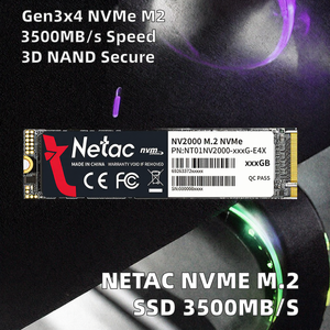 Netac NVMe M.2 2280 NV2000 Gen3x4 3D NAND Flash interne solid state drive voor desktop & laptop, plastic behuizing, nieuw product - Product Image 2