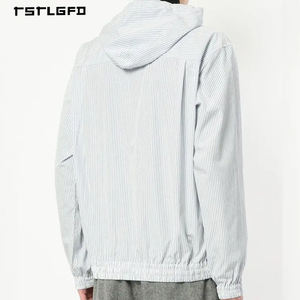 Sudadera con Capucha Blanca Informal para Hombre, Diseño Ligero con Cintura Elástica, Tejido 100% Algodón Orgánico Transpirable, para Pedidos al por Mayor - Product Image 3