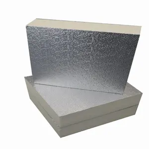 Factory Supply good heat resistance wall insulation panel pir insulating board with double sided aluminium foil