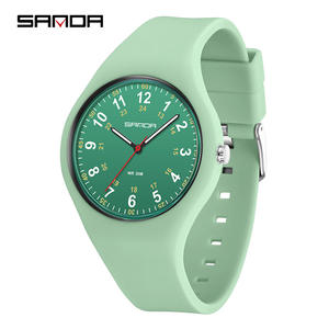 Sanda Watch Mujer Simple Elegante Escuela Primaria Estudiantes Luminoso Impermeable Silicona Cuarzo TikTok Live <span class=keywords><strong>Online</strong></span> - Product Image 2