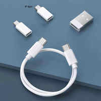 INNOPRO Kabel Data USB-C Multiport 6-in-1 dengan Pelindung Kepang Konduktor Tembaga Murni, Kit Pengisian Cepat 60W untuk Komputer iPhone PVC