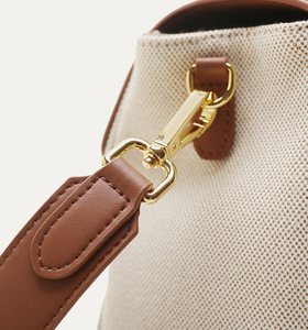 Sac à dos de voyage en cuir, sac à bandoulière en coton luxueux et tendance pour femme, sac bandoulière - Product Image 6