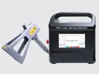 Machine de marquage laser à fibre portable 20W/30W/50W Graveur laser sans fil portable État neuf Prend en charge le format graphique DXF BMP