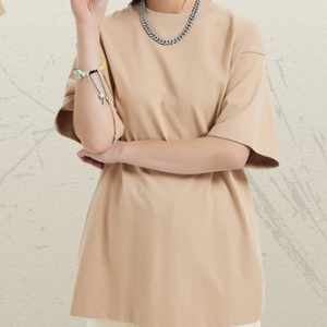 T-shirt oversize de haute qualité, design épaules tombantes, t-shirt uni, impression personnalisée, t-shirts pour hommes - Product Image 5