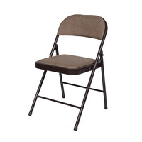 Chaises pliantes empilables de couleur bleue de tissu de bureau de mariage extérieur bon marché pour des événements