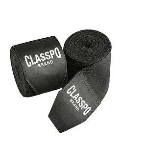 Bandages de boxe de qualité supérieure CLASSPO, semi-élastiques, avec velcro large (2,5 m / 3 m / 4,5 m / 5 m / 180 pouces) - Product Image 1