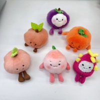 Leuke Fruit Serie Schattige Appel Speelgoed Superzacht Pluche PP Katoen Gevuld Stressverlichtend Cadeau Ondersteuning Licht Aangepaste Diensten