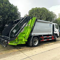 Camion compacteur de déchets Dongfeng 6CBM de Chine, utilisé pour la collecte des déchets dans l'assainissement urbain