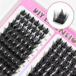 Eyelash Extensions Wispy Natural DIY Individual <b>Lashes</b> Dense Spiky <b>Cluster</b> <b>Lash</b> Black10-18mm 60D 100D 160D 200D 300D - Product Image 3