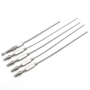 Aspirador Nasal de Acero Inoxidable, Instrumentos ORL, Instrumentos de Otorrinolaringología, Septoplastia, Extractor de Sangre Nasal Curvo sin Aguja - Product Image 4