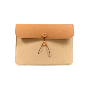 <span class=keywords><strong>Porte</strong></span>-documents en feutre avec doublure en feutre, couverture de bloc-notes de haute qualité, taille et couleur personnalisables pour le bureau - Product Image 2
