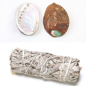 Vente en gros d'artisanat en cristal naturel Coffret esprit sauge blanche de Californie pour la méditation - Product Image 4