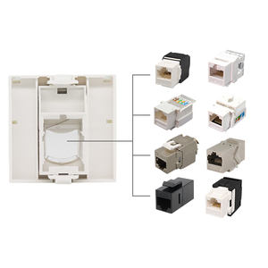 <span class=keywords><strong>Plaque</strong></span> frontale murale <span class=keywords><strong>Legrand</strong></span> française à port unique 45*45mm <span class=keywords><strong>blanche</strong></span> avec prise RJ45 Keystone pour utilisation par câble réseau - Product Image 5