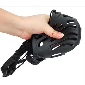 <span class=keywords><strong>Bozal</strong></span> personalizado de <span class=keywords><strong>goma</strong></span> resistente para perros con hebilla de cincha, función antiladridos y antivómitos - Product Image 5
