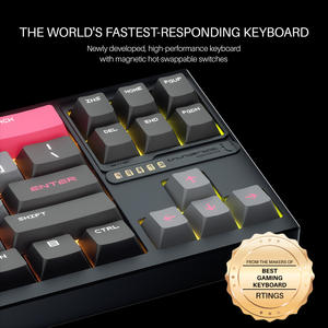 Teclado Mecánico con Levitación Magnética sin Resortes de Aluminio, Retroiluminación RGB, Interfaz USB Tipo-C, Actuación Ajustable de 0.001-3.5mm - Product Image 4