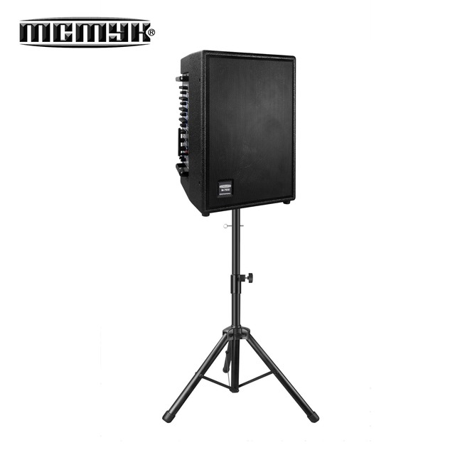 Active Speakers Outdoor Performances Musical Instruments Live Singing Floor Stand 600W Output Wood Material USB Port 2-Speaker