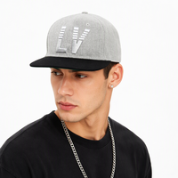 Topi Snapback Flat Brim Bordir Logo 3D Terstruktur Dua Warna, Dapat Disesuaikan, Hip Hop Streetwear, Logo Custom, Fashion, Topi Olahraga