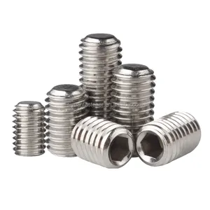 #2-56 #4-40 #6-32 #8-32 Stainless Steel Cup Point Set Screws M2 M3 M4 M5 M6 Set Screws Grub Hexagon Set Screw