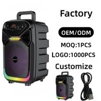 Altavoz Inalámbrico RGB en Forma de U ABS-8105, Caja de Sonido Portátil con Sonido Puro, Personalización de Logotipo de Fábrica, Entrega en 7 Días, Nombre BT Personalizado
