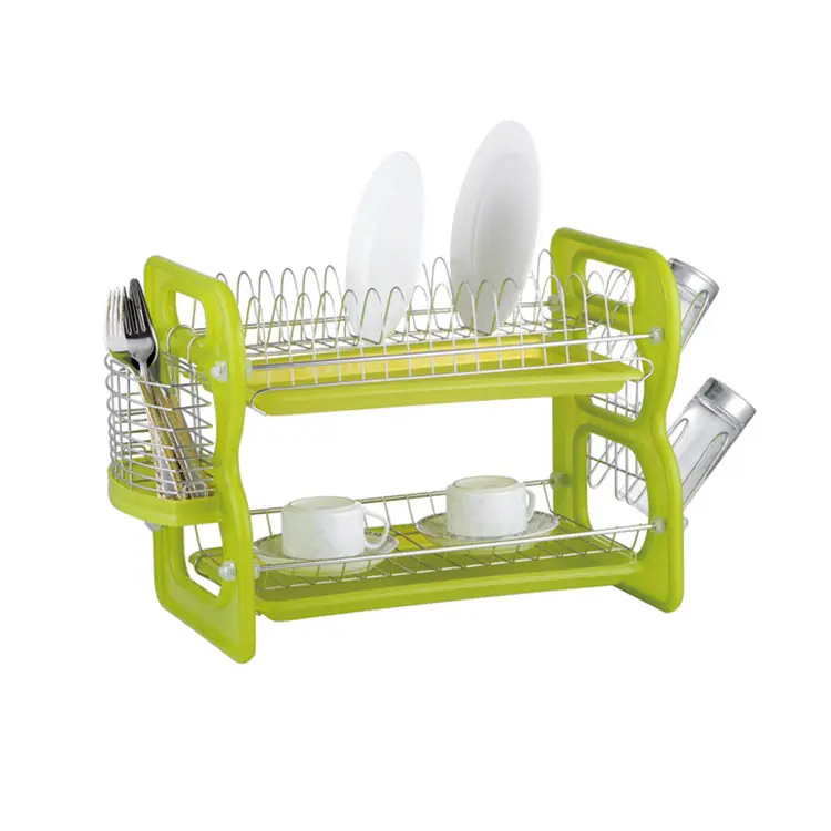Airing Free Standing Family Expenses Dish Rack Stainless Steel Shelf Kitchenware For Utensils Storage Dish And Drainboard