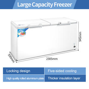 1028L grande congelatore a cassapanca prezzo di fabbrica commerciale Freezer a BD-1028 congelatore orizzontale - Product Image 3