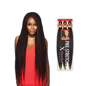 Nhà Máy Bán buôn 52 "<span class=keywords><strong>Braid</strong></span> Pre kéo dài <span class=keywords><strong>Braid</strong></span> 3x bện tóc Pre kéo dài cho Châu Phi - Product Image 2