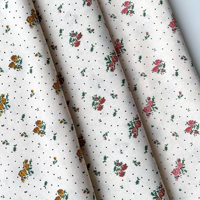 Tissu 100% coton imprimé tissu de coton 110 g/m² tissu imprimé Floral pour robe de bébé