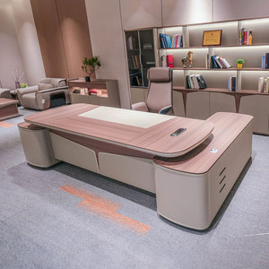 U hình dạng bảng gỗ <span class=keywords><strong>Melamine</strong></span> đồ nội thất văn phòng hiện đại bàn làm việc lưu trữ tủ bảng với ngăn kéo trực tuyến thiết kế miễn phí - Product Image 2