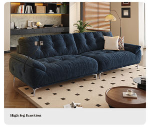 Canapé design moderne blanc 3 places causeuse Offre Spéciale inclinable salon intérieur confortable canapé en tissu pour la maison ou l'appartement - Product Image 5