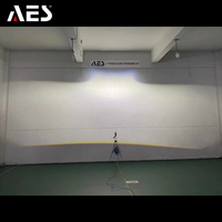 AES Mini projecteur à lentille bi-LED matricielle de 1,5 pouce, 30W, 6000K, avec coupure plate
