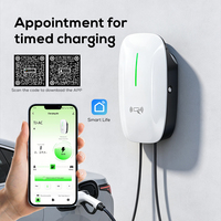Bornes de recharge pour véhicules électriques Ovrod 7 kW, chargeur EV intelligent de niveau 2, chargeur mural 32A