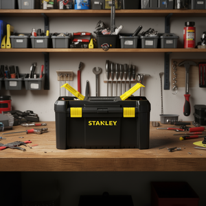 Caja de Herramientas Stanley de 20 Pulgadas con Bisagras para Almacenamiento y Organización - Product Image 3