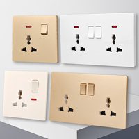 Precio de Fábrica, Enchufe Europeo de 16A, Enchufe Británico de 13A, Enchufe Universal para África, Dubái, Kenia, Enchufe para PC, Interruptor de Pared 146