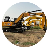 Excavatrice Sany 215 d'occasion, 98% neuve, SY215C, 21,5 tonnes, SY 210 215 215C SY215H, pelle hydraulique d'origine Sany 215
