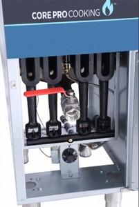 Friteuse professionnelle au gaz en acier inoxydable COR PRO 150000 BTU avec <span class=keywords><strong>thermostat</strong></span> Millivolt 35,2 kW pour restaurants de restauration rapide - Product Image 3