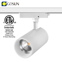 ETL certifié monophasé 3 fils nouveau design US Standard Spotlight Track Anti-éblouissement sans scintillement 15W Cob Led Track Light
