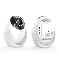 180 ° Mini projecteur intelligent rotatif Android 14 avec WiFi 6, BT 5.4, portable, prise en charge 720P 4K, haut-parleur et autofocus pour films, maison et extérieur