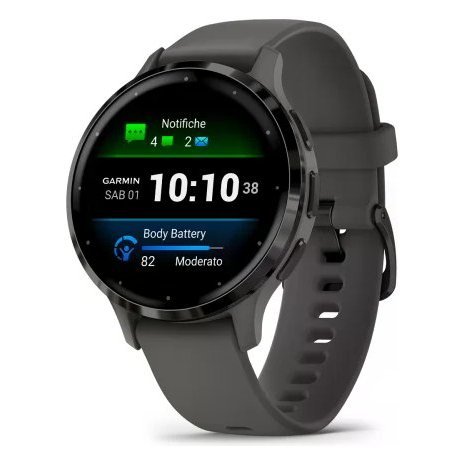 Garmin VENU 3s Smartwatch AMOLED Display 41mm Silicone Band Magnetic Charging GPS 11-30 Days Battery Life Unisex