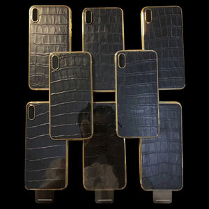 Étui de téléphone pour <span class=keywords><strong>iPhone</strong></span>, coque de téléphone, boîtier de téléphone, design de luxe, OEM, véritable cuir de crocodile - Product Image 6