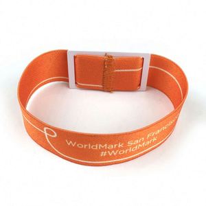 Bracelet élastique à transfert thermique, logo imprimable, NFC, bracelet élastique tissé RFID NFC - Product Image 6
